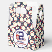 Geboren 2 honkbal | Sportthema Jongen 2e verjaarda Bedankdoosjes (Geopend)