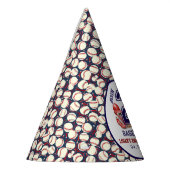 Geboren 2 honkbal | Sportthema Jongen 2e verjaarda Feesthoedjes (Links)