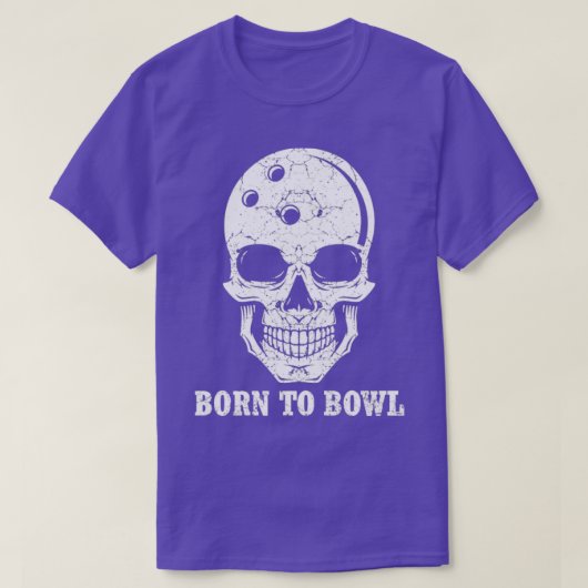 Geboren aan Bowl T-shirt (Design voorkant)