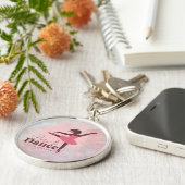 Geboren aan Dance sleutelhanger | Dance fan sleute (Zijkant)