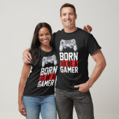 Geboren aan een gamer t-shirt (Unisex)