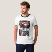 Geboren aan Race, Racing Car T shirt (Voorkant volledig)
