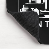 Geboren aan vrachtwagen (wit) muismat (Hoek)