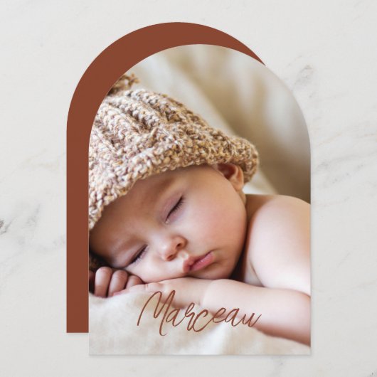 Geboren aandeel Marceau Kaart (Voorkant / Achterkant)