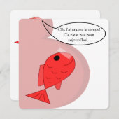 Geboren als "april-vis" aankondiging (Voorkant / Achterkant)