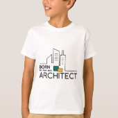 Geboren als architect t-shirt (Voorkant)