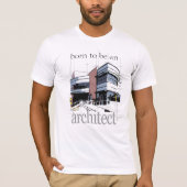 Geboren als architect t-shirt (Voorkant)