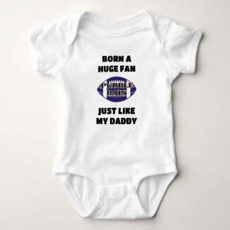 Geboren als Baltimore Football Fan Romper
