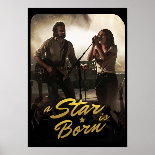 Geboren als een STAR Poster (Voorkant)