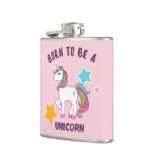 Geboren als een Unicorn Heupfles (Links)