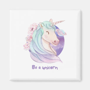 Geboren als een Unicorn Magical Fan Club Magneet