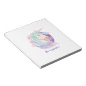 Geboren als een Unicorn Magical Fan Club Notitieblok (Schuin)