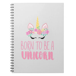 Geboren als een Unicorn Magical Fantasy Notitieboek