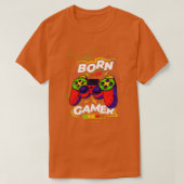 Geboren als gamer t-shirt (Design voorkant)