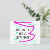 Geboren als Gymnast Briefkaart (Staand voorkant)