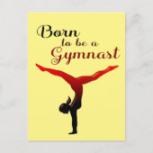 Geboren als Gymnast Briefkaart (Voorkant)