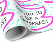 Geboren als Gymnast Cadeaupapier (Rol Hoek)