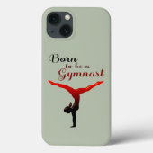 Geboren als Gymnast Case-Mate iPhone Case (Achterkant)
