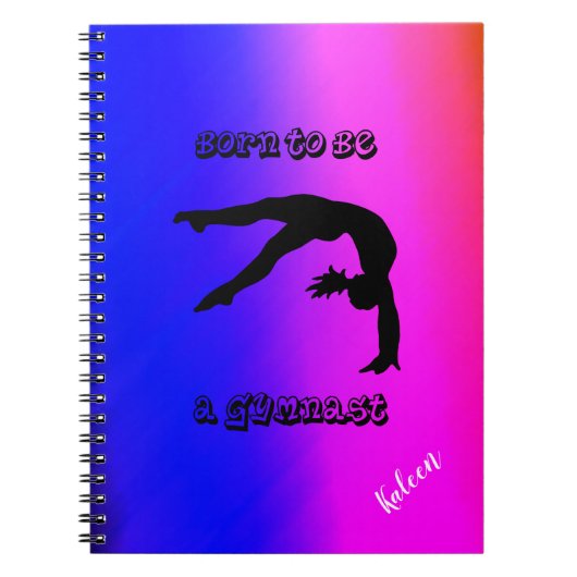 Geboren als Gymnast Notitieboek (Voorkant)
