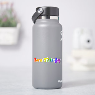 Geboren Als Homo – Krachtige Regenboog LGBTQ+ Trot Sticker
