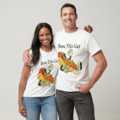 Geboren als homo t-shirt (Unisex)