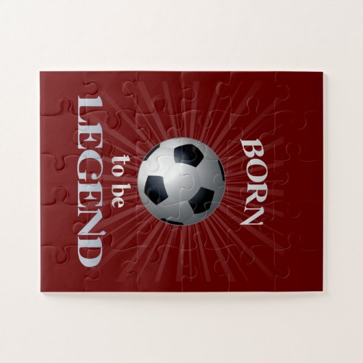 geboren als legende legpuzzel (Horizontaal)