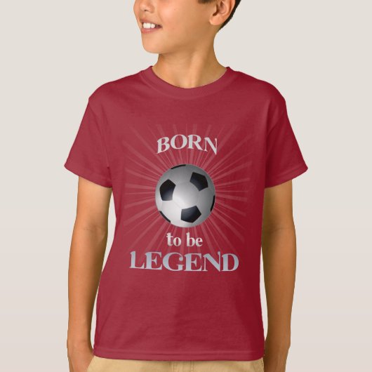 geboren als legende t-shirt (Voorkant)