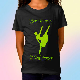 Geboren als Lyrical Dancer Neon T-Shirt