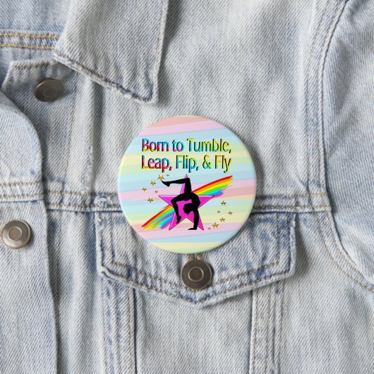 GEBOREN ALS TUMBLE GYMNASTICS BUTTON (In situ)
