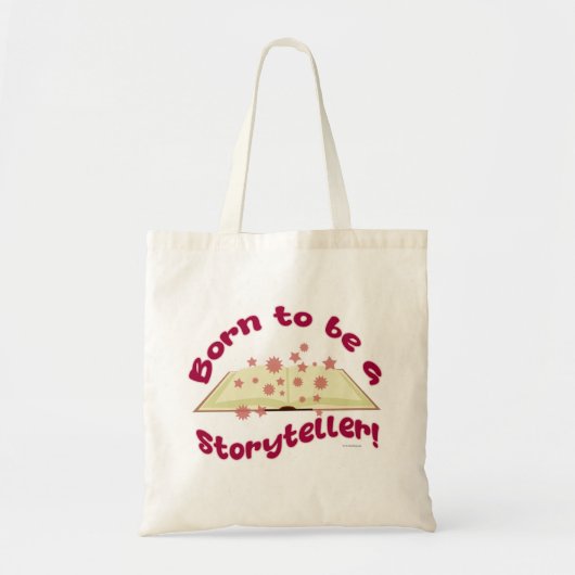 Geboren als verhalenverteller die epische Logo-kun Tote Bag (Voorkant)