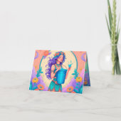 Geboren als Waterman voor verjaardag Kaart (Voorkant)