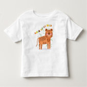 Geboren als Wild Lion T-shirt | Kind Cadeau (Voorkant)