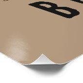 Geboren als wilde foto van leeuwenkruid perfect poster (Hoek)