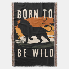 Geboren als wilde leeuwen deken