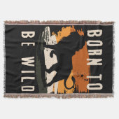 Geboren als wilde leeuwen deken (Voorkant)