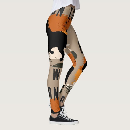 Geboren als wilde leeuwen leggings (Rechts)