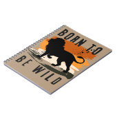 Geboren als wilde leeuwen notitieboek (Linkerzijde)