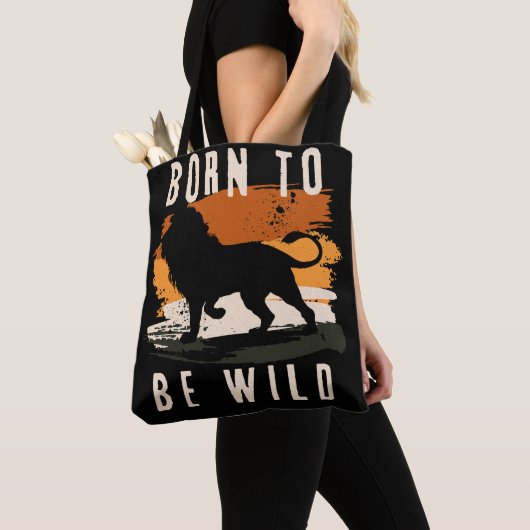 Geboren als wilde leeuwen tote bag (Dichtbij)