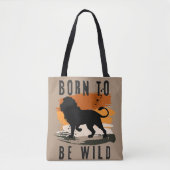 Geboren als wilde leeuwen tote bag (Voorkant)