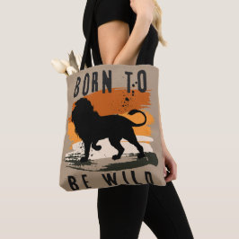 Geboren als wilde leeuwen tote bag