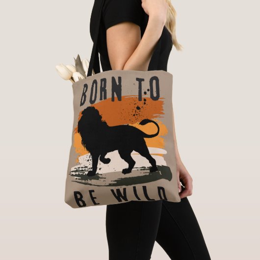 Geboren als wilde leeuwen tote bag (Dichtbij)