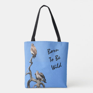 Geboren als Wilde, Rode Tail Hawk Tote Bag