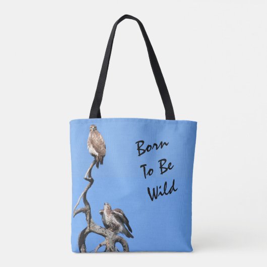 Geboren als Wilde, Rode Tail Hawk Tote Bag (Achterkant)