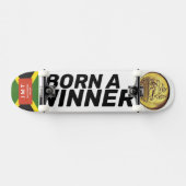GEBOREN ALS WINNAAR Skateboard (Horizontaal)
