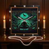 Geboren bij Hunt Hunter Vierkante Klok