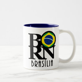 GEBOREN Brasilia 11oz Tweekleurige Koffiemok