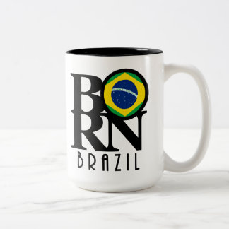 GEBOREN Brazilië 15oz Tweekleurige Koffiemok