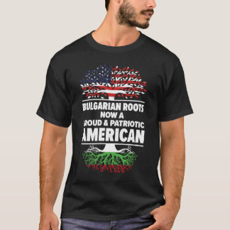 Geboren Bulgaars Bulgarije Amerikaans USA Staatsbu T-shirt