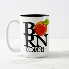 GEBOREN Cordele Georgia 15oz Tweekleurige Koffiemok