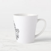Geboren Eenhoorn Kerstmis Latte Mok (Rechts)